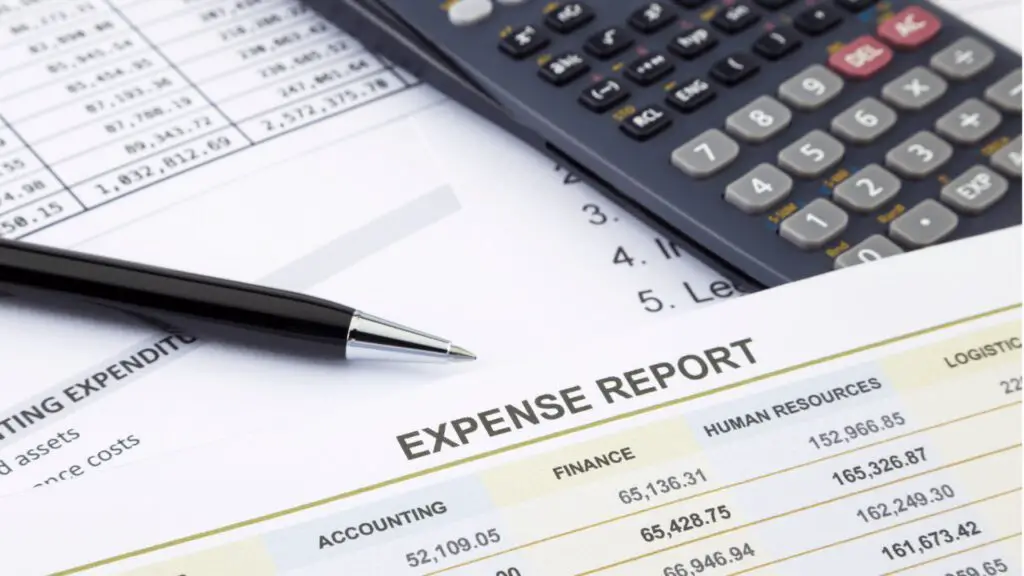 reviewing business expenses