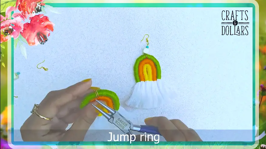 inserting the jump ring