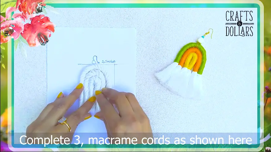 measuring cords using drawing